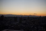 Looking out east from the hotel. If the clouds weren't there it would be possible to see Mt Fuji.