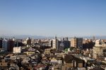 Taken from the hotel room shortly before leaving Tokyo. Looking west from Shinjuku with Mt Fuji visible in the background.