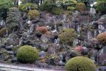 If you look closely you can see little bronze statues dotted throughout the wall. Its one long wall covered in statues devoted to the disciples.