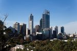 Looking into Perth as seen from Kings Park.