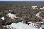 Looking down on the facilities of Gingin Observatory